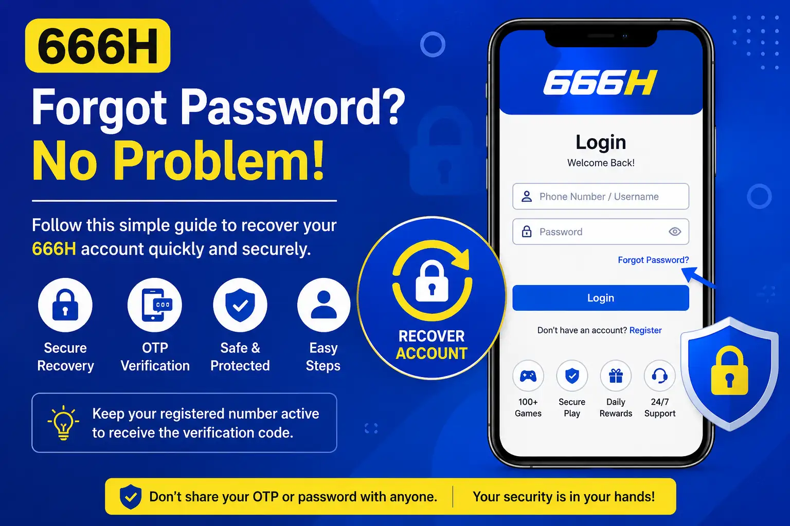 666H Forgot Password